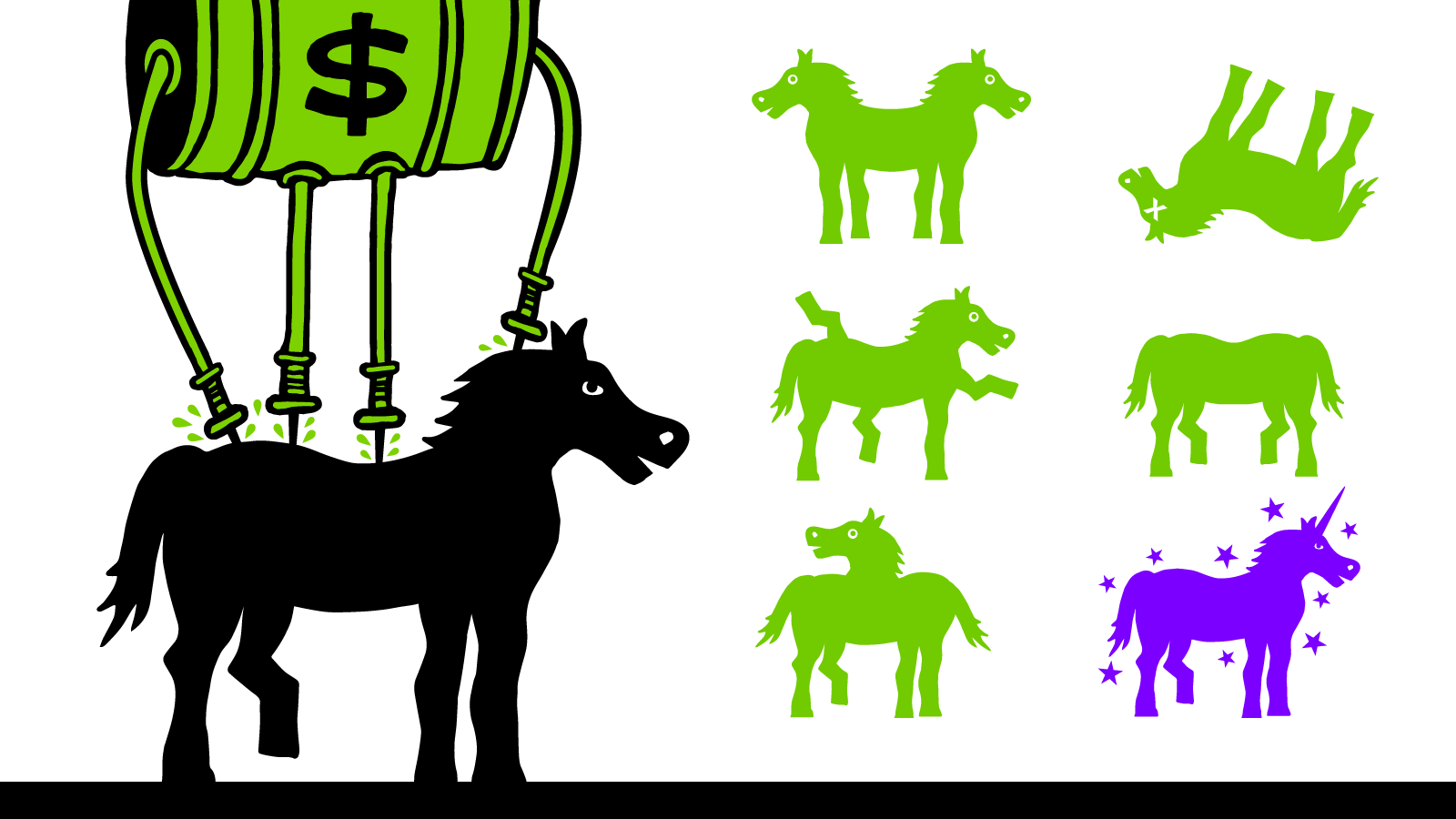 2061 Horse Pumping Color