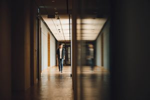 Darkened Hallway