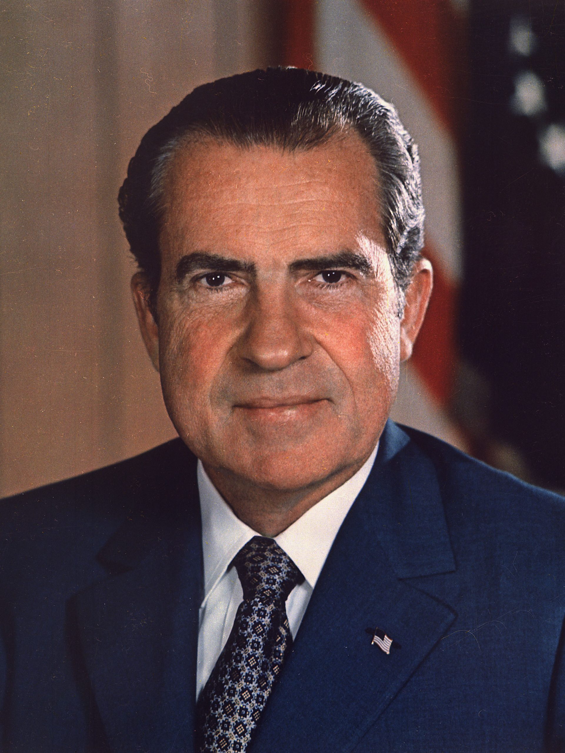 Richard Nixon Presidential Portrait 1 Scaled