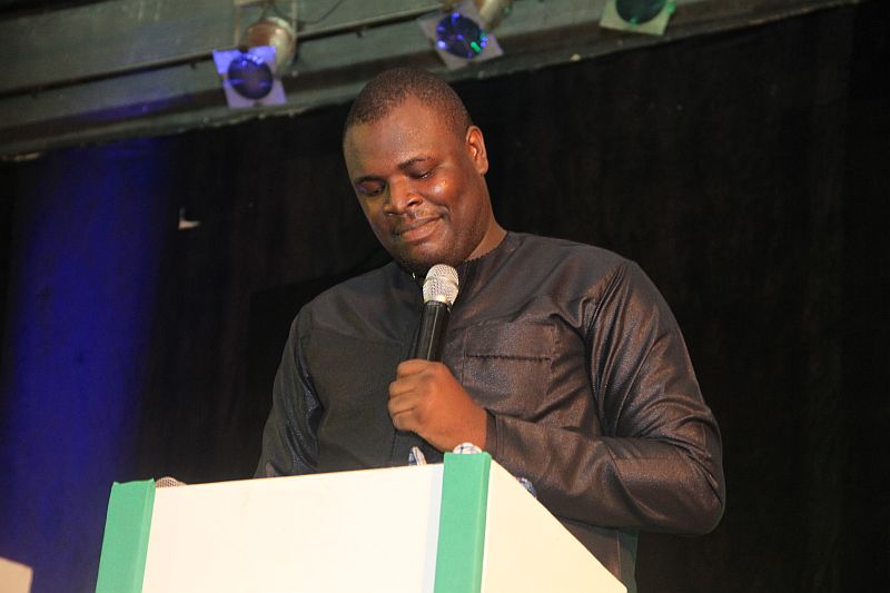 Chude Jideonwo Delievring His Speech At The Symposium