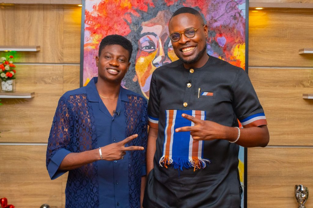 MC Remote shares his story on #WithChude MC REMOTE AND CHUDE 1024x682