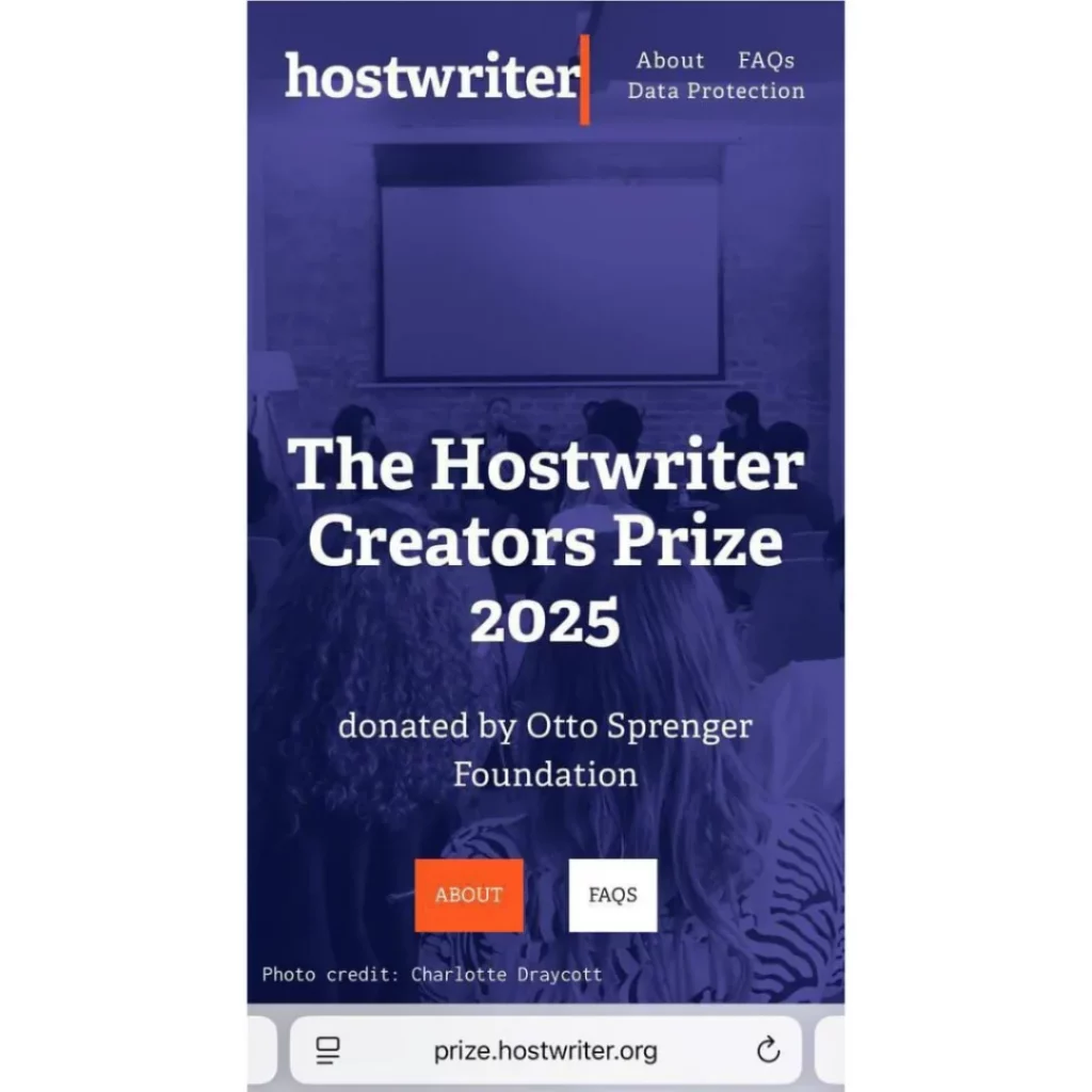 My People I Sit On The Jury For The Hostwriter Creators Prize And Would Like To Encourage Yo 1024x1024