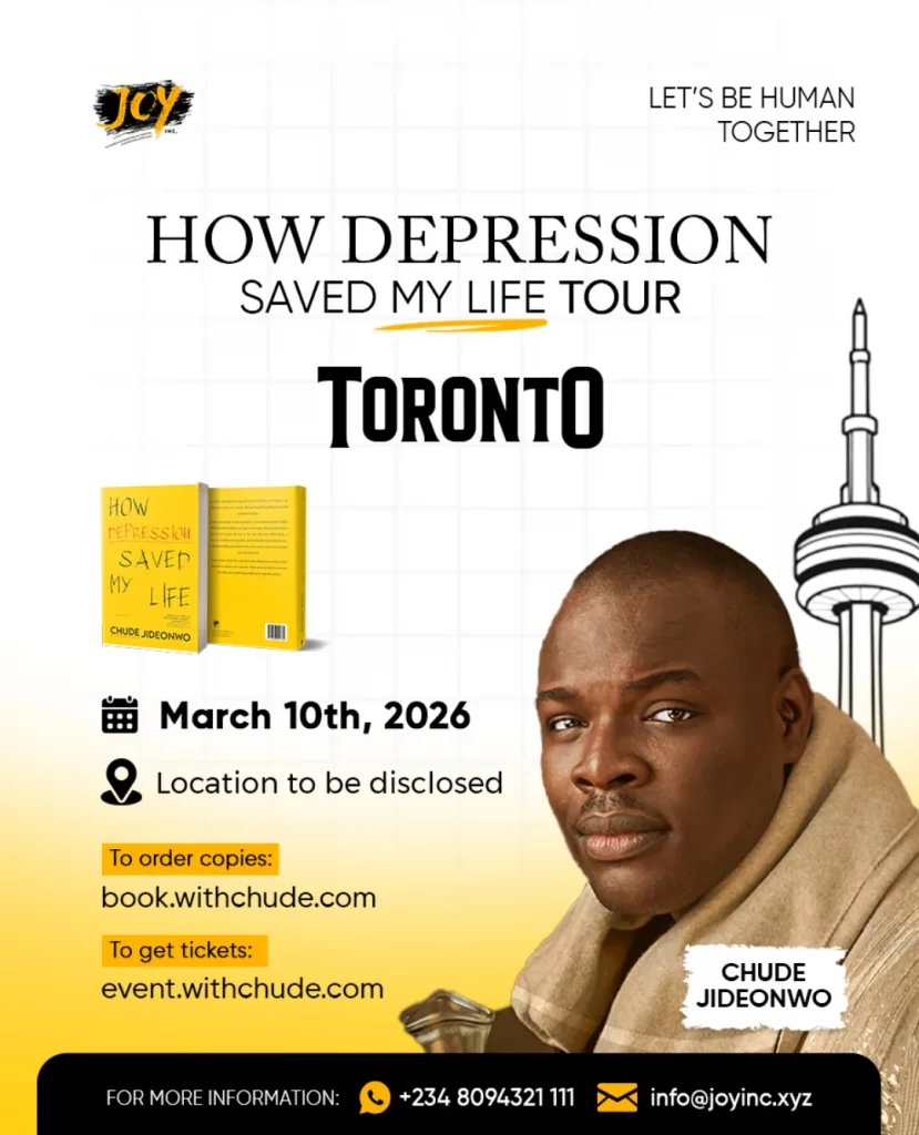 Toronto Were Bringing The Movement To You.The How Depression Saved My Life Tour Is Landing On 829x1024