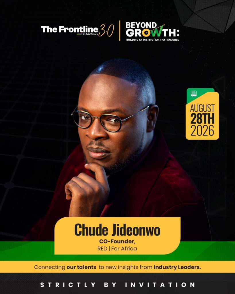 Chude Jideonwo Named Guest Lecturer for The Frontline 3.0 Leadership Series Chude The Frontline 3.0 819x1024